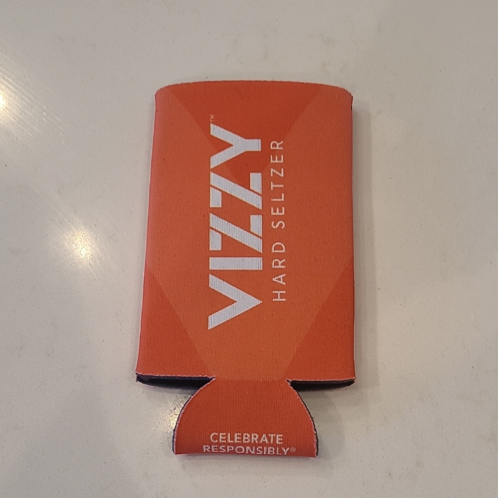 Free With Purchase Vizzy Orange Can Cooler